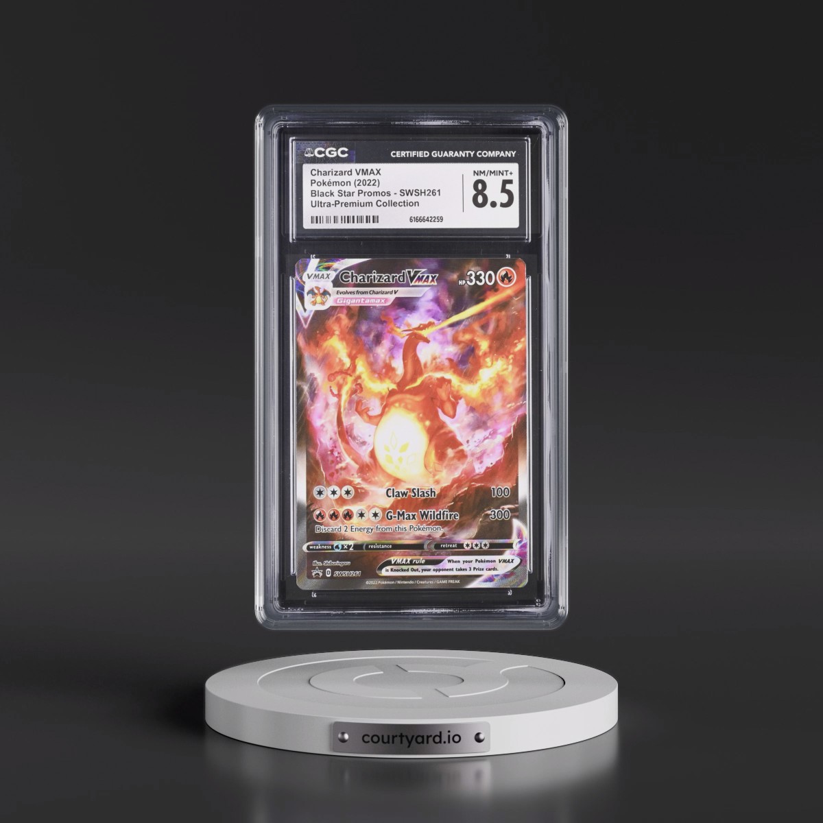 2017 Black Star Promos - Sword & Shield #SWSH261 Charizard VMAX - Ultra-Premium Collection (Holo) (CGC 8.5 NM-MT+)