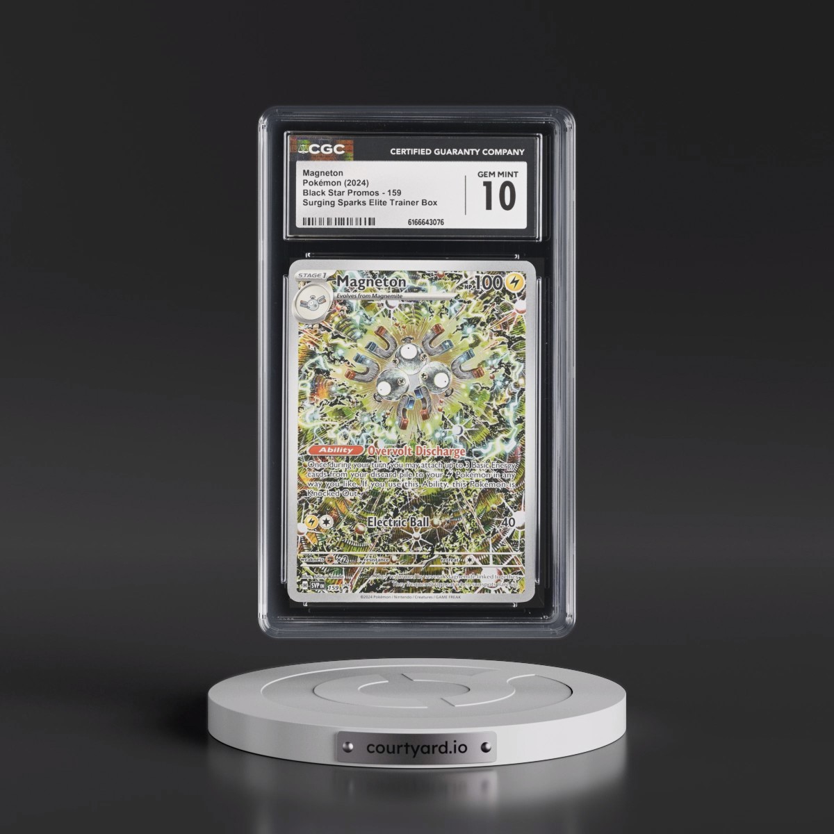 2023 Black Star Promos - Scarlet & Violet SVP EN #159 Magneton - Surging Sparks Elite Trainer Box (Holo) (CGC 10 GEM MINT)
