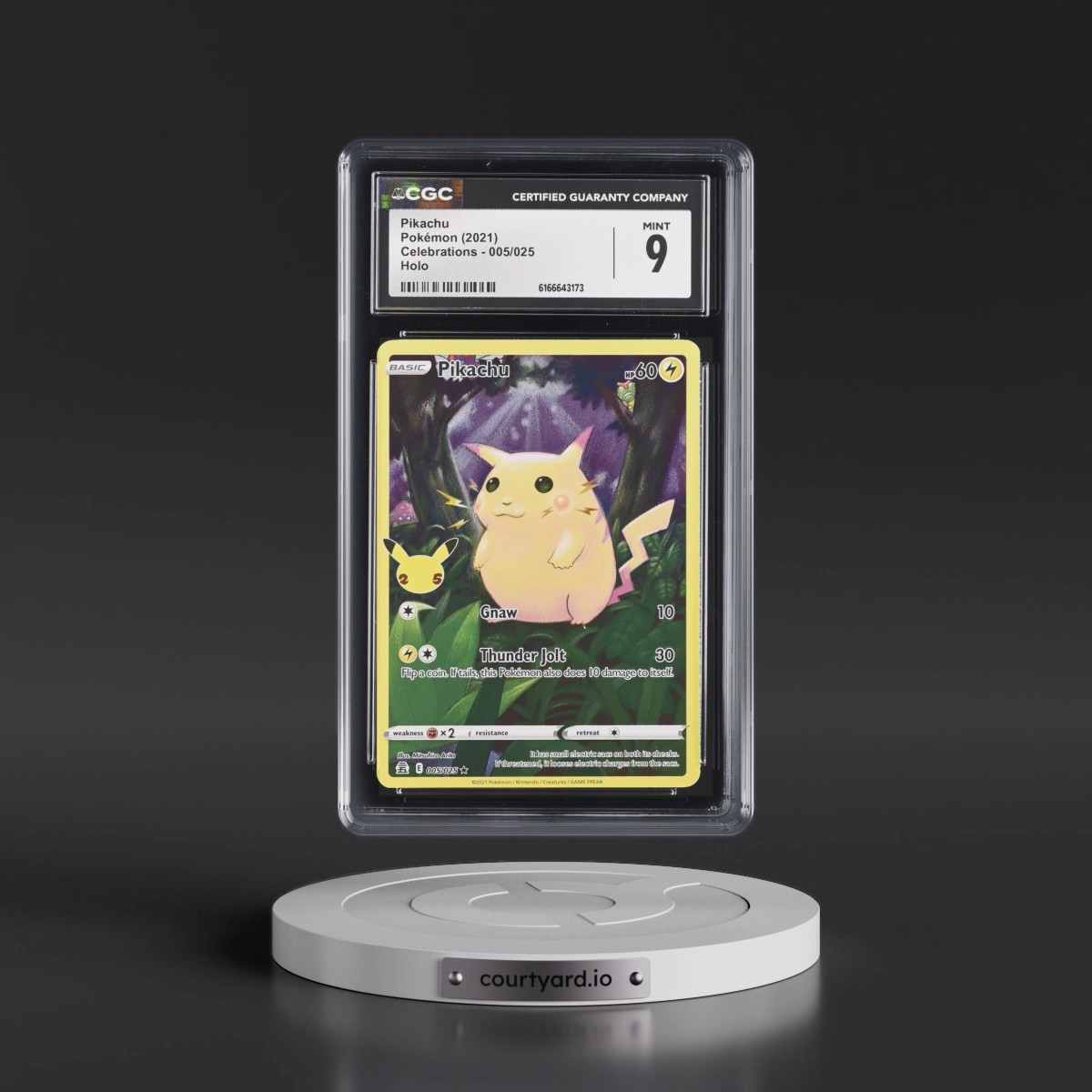 2021 Celebrations Pikachu - Holo #005/025 CGC 9