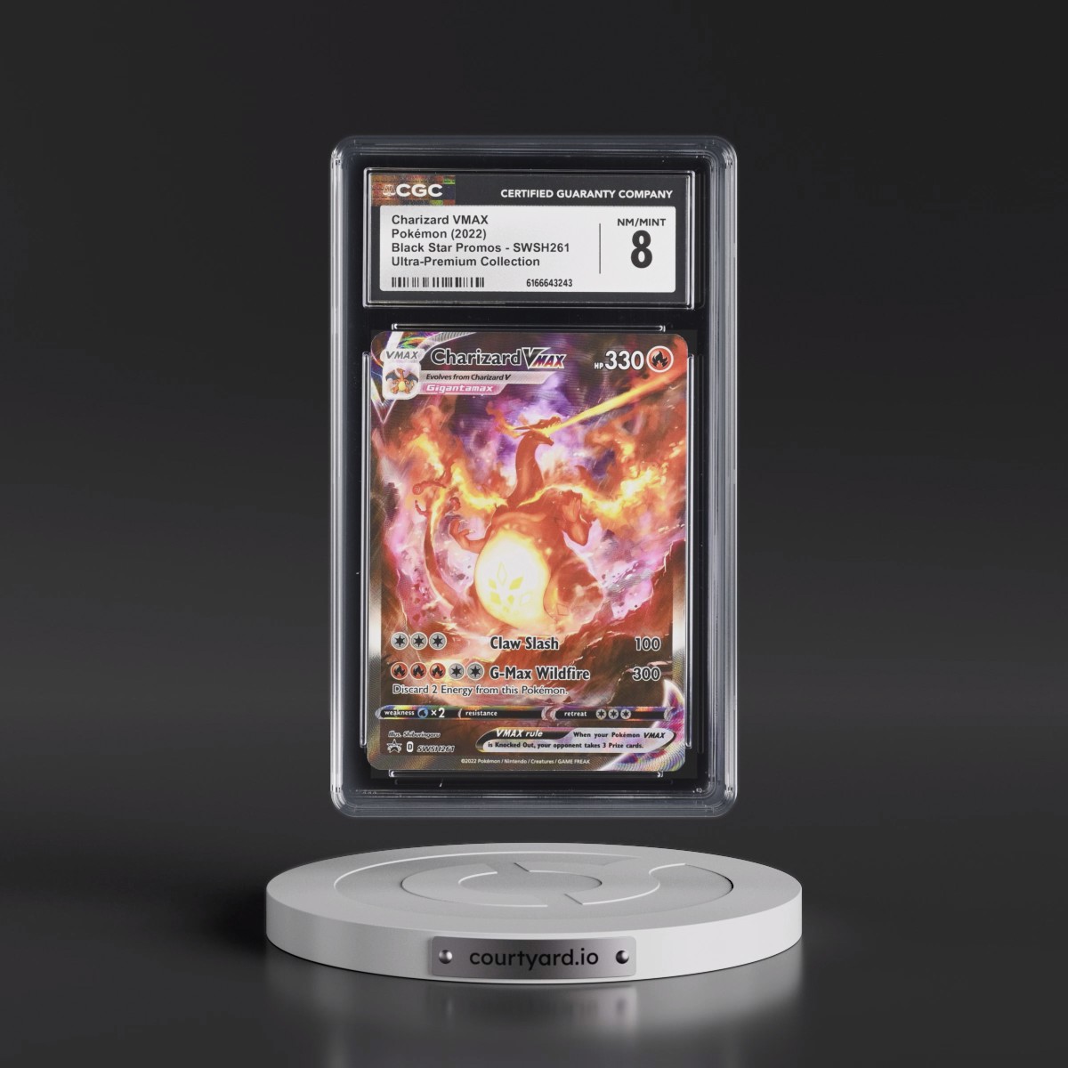 2017 Black Star Promos - Sword & Shield #SWSH261 Charizard VMAX - Ultra-Premium Collection (Holo) (CGC 8 NM-MT)