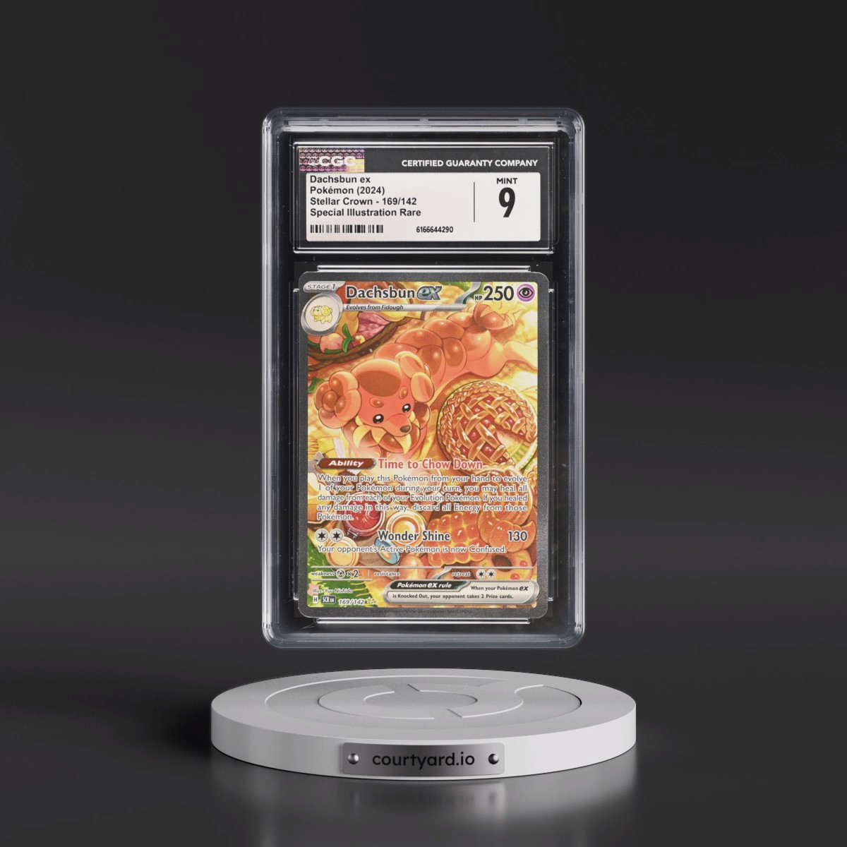 2024 Stellar Crown - SCR EN #169/142 Dachsbun ex - Special Illustration Rare (Holo) (CGC 9 MINT)
