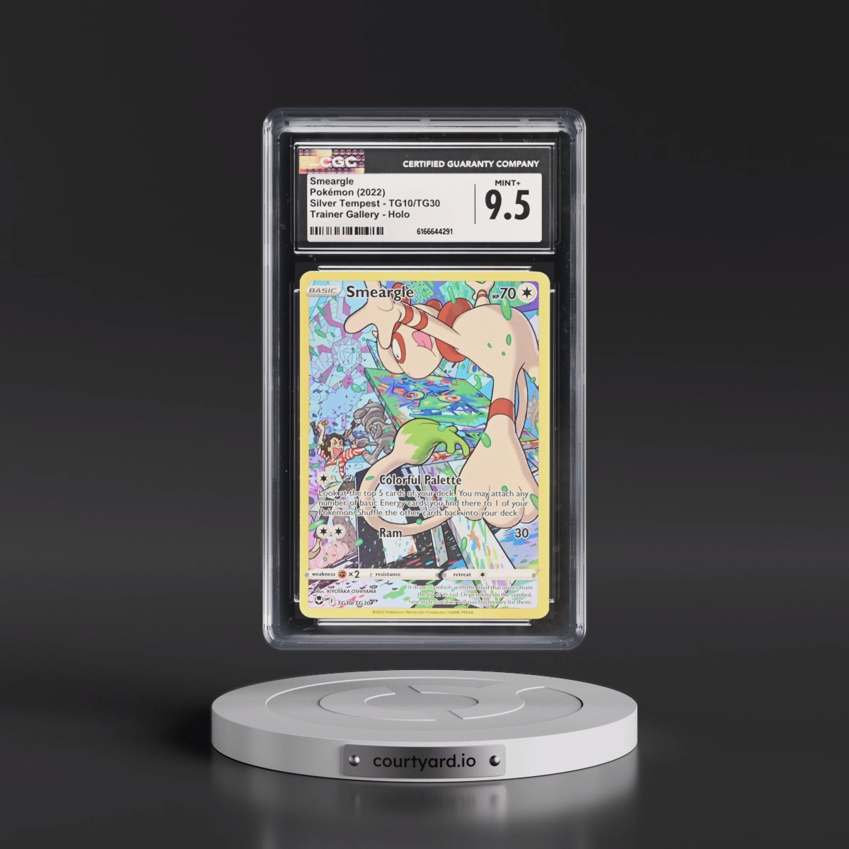 2022 Silver Tempest #TG10/TG30 Smeargle - Trainer Gallery Holo (CGC 9.5 MINT+)