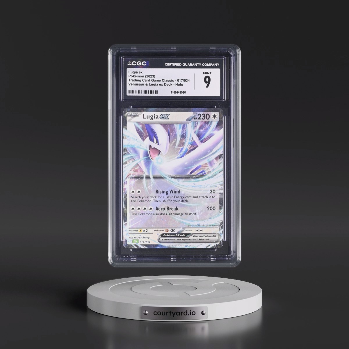 2023 Trading Card Game Classic - CLV, CLC, CLB #017/034 Lugia ex - Venusaur & Lugia ex Deck - CLV Holo (CGC 9 MINT)