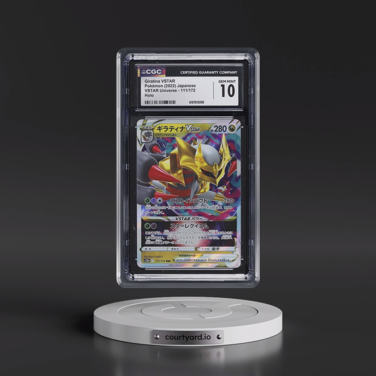 2022 VSTAR Universe #111/172 Giratina VSTAR - Holo (CGC 10 GEM MINT)