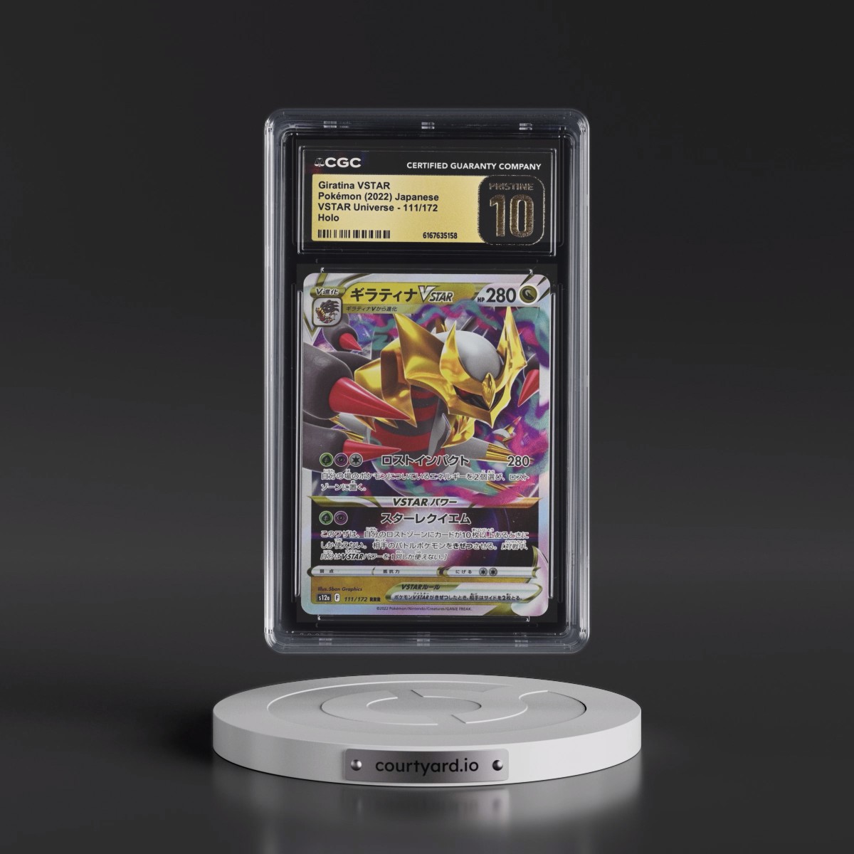 2022 VSTAR Universe #111/172 Giratina VSTAR - Holo (CGC 10 PRISTINE)