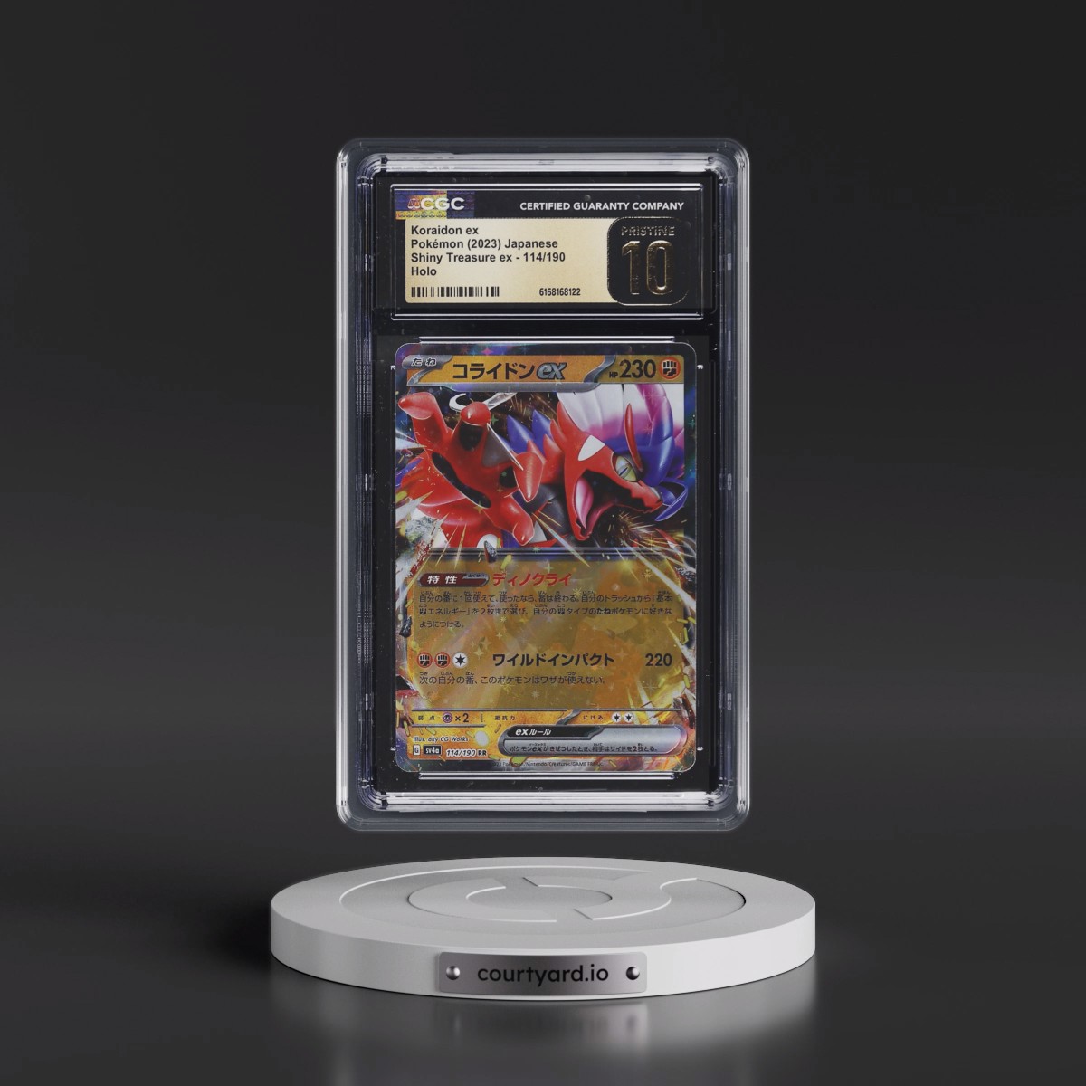 2023 Shiny Treasure ex #114/190 Koraidon ex - Holo (CGC 10 PRISTINE)