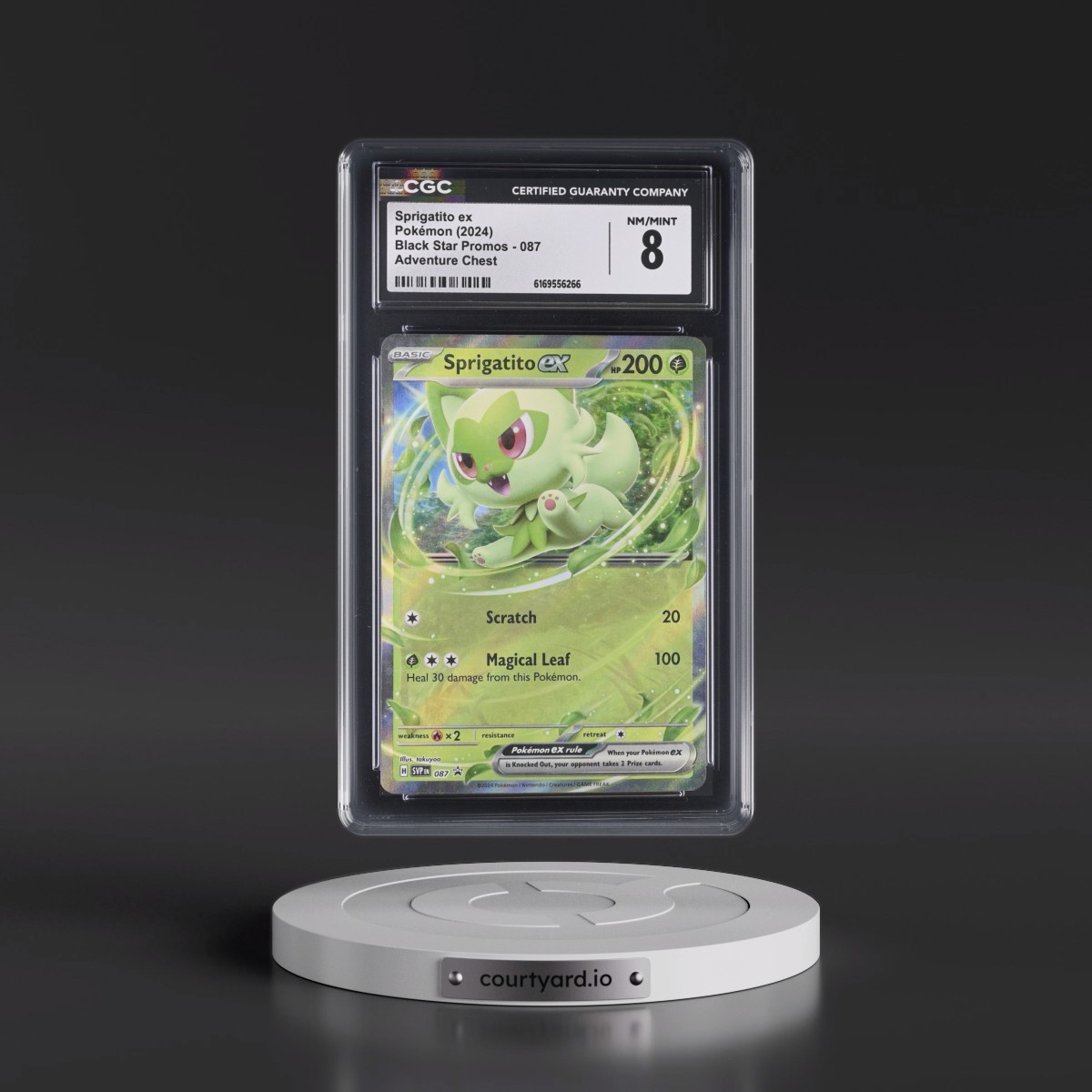 2023 Black Star Promos - Scarlet & Violet SVP EN Sprigatito ex - Adventure Chest (Holo) #087 CGC 8