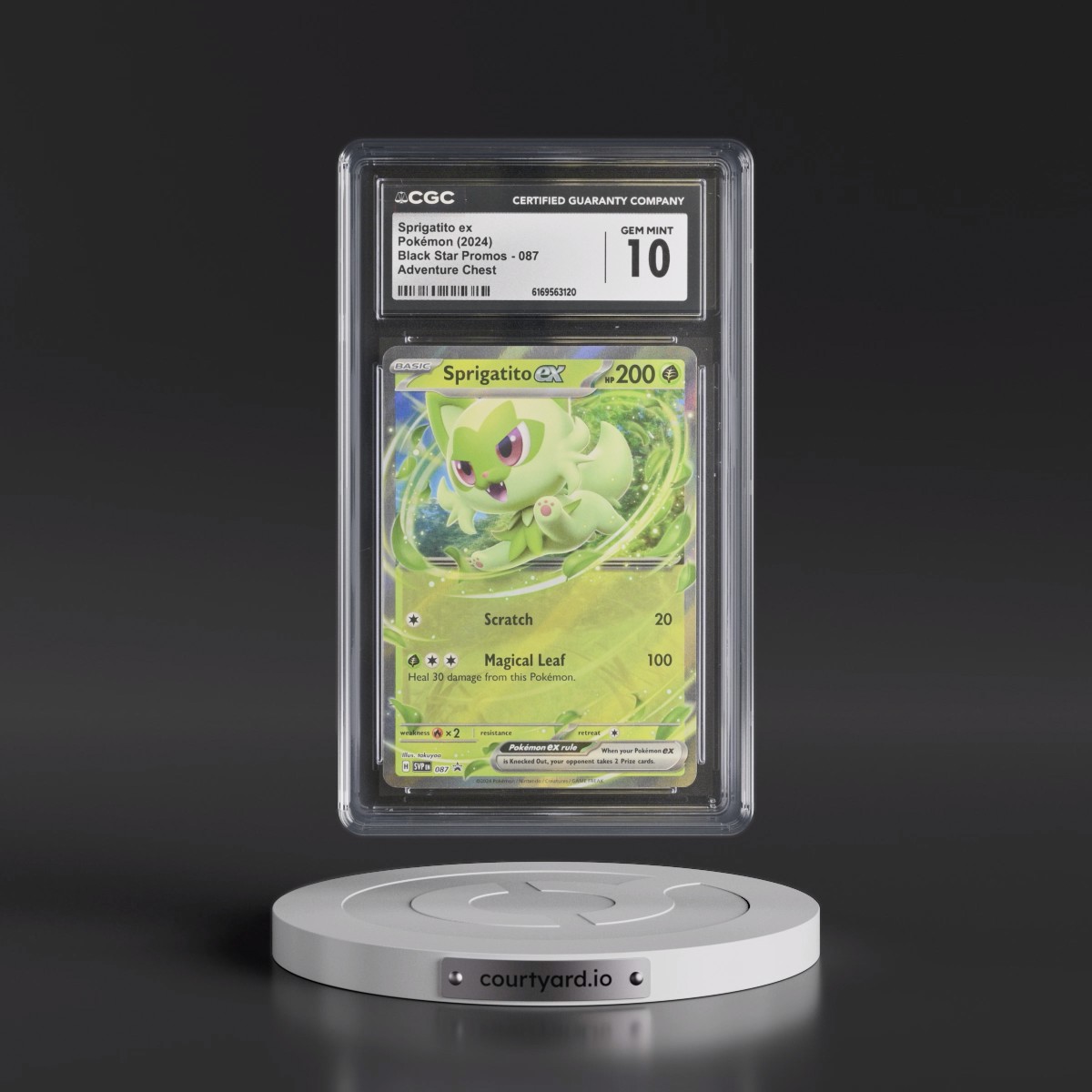 2023 Black Star Promos - Scarlet & Violet SVP EN #087 Sprigatito ex - Adventure Chest (Holo) (CGC 10 GEM MINT)