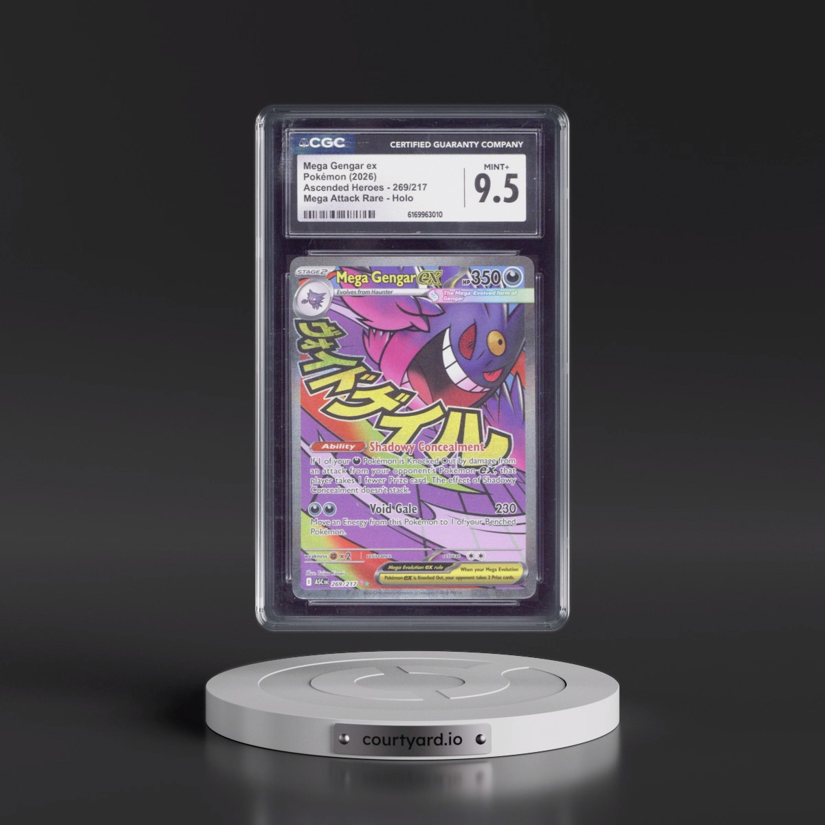 2026 Ascended Heroes - ASC EN #269/217 Mega Gengar ex - Mega Attack Rare Holo (CGC 9.5 MINT+)