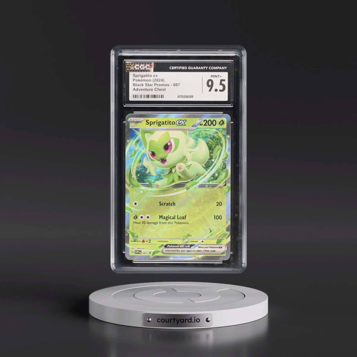 2023 Black Star Promos - Scarlet & Violet SVP EN #087 Sprigatito ex - Adventure Chest (Holo) (CGC 9.5 MINT+)