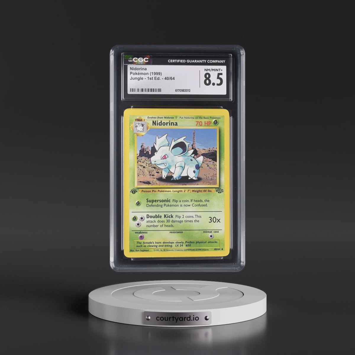 1999 Jungle #40/64 Nidorina - 1st Edition 1st Edition (CGC 8.5 NM-MT+)