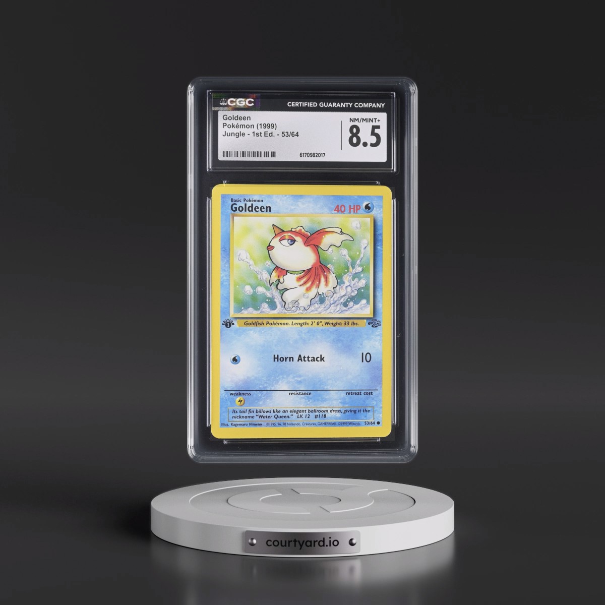 1999 Jungle #53/64 Goldeen - 1st Edition 1st Edition (CGC 8.5 NM-MT+)