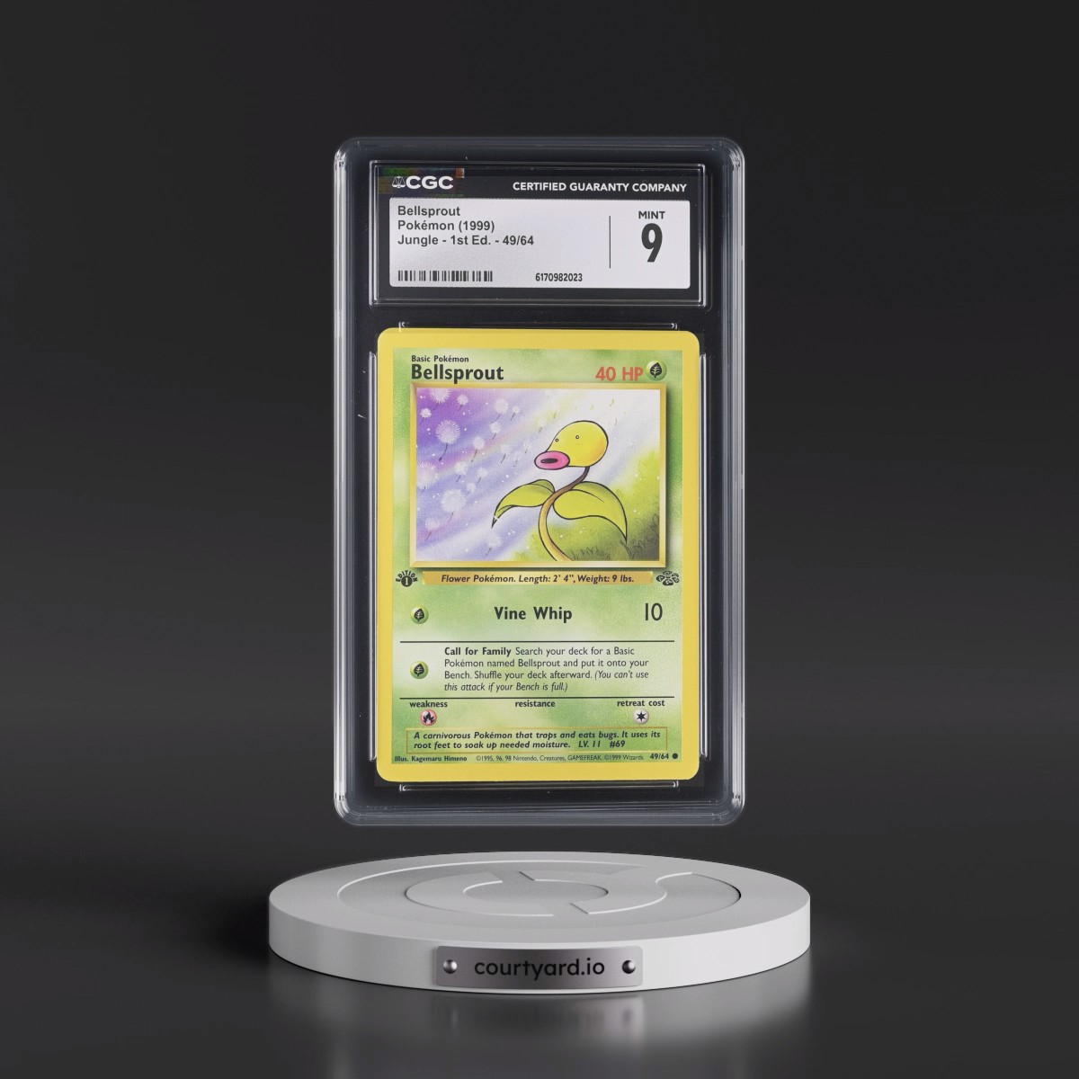 1999 Jungle #49/64 Bellsprout - 1st Edition 1st Edition (CGC 9 MINT)