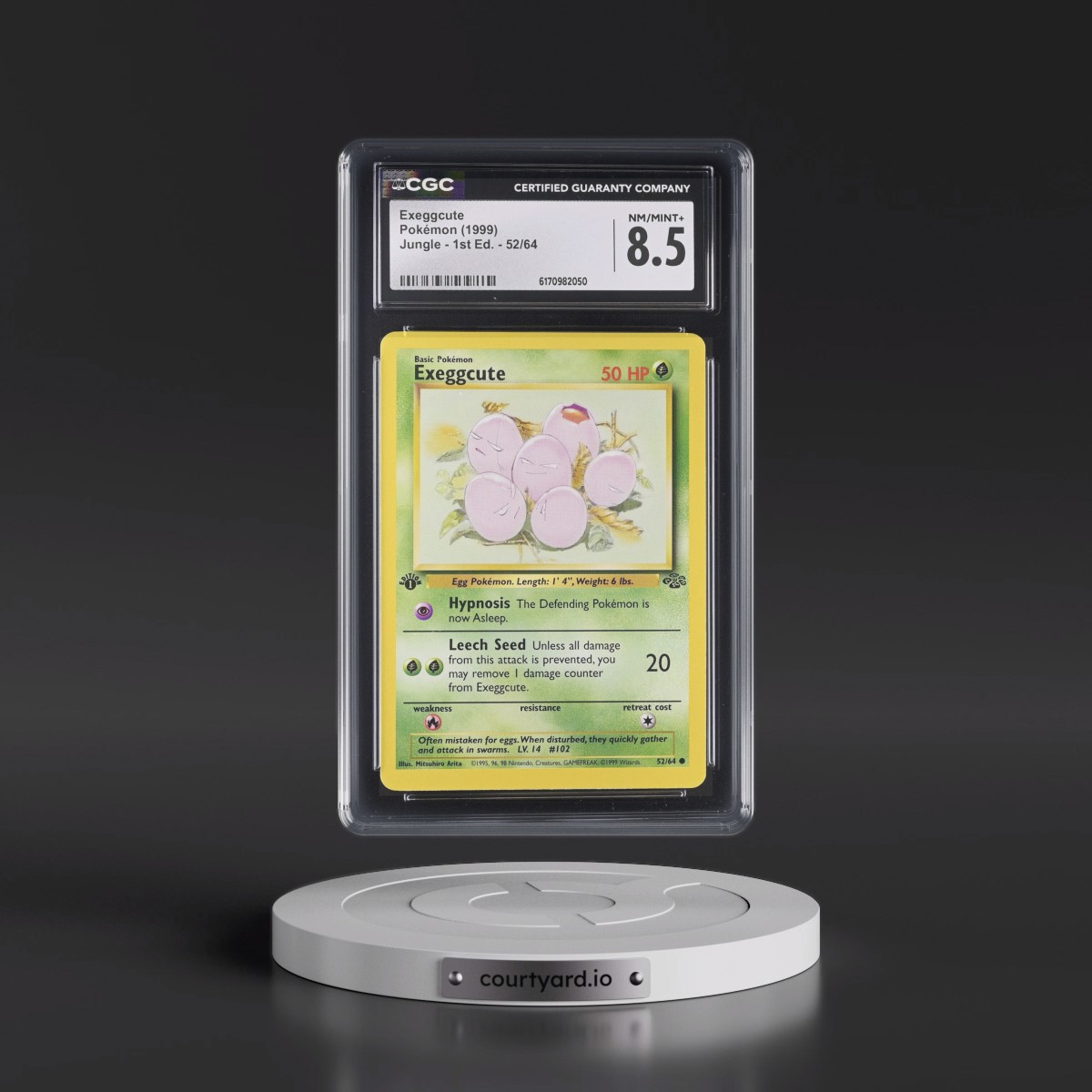 1999 Jungle #52/64 Exeggcute - 1st Edition 1st Edition (CGC 8.5 NM-MT+)
