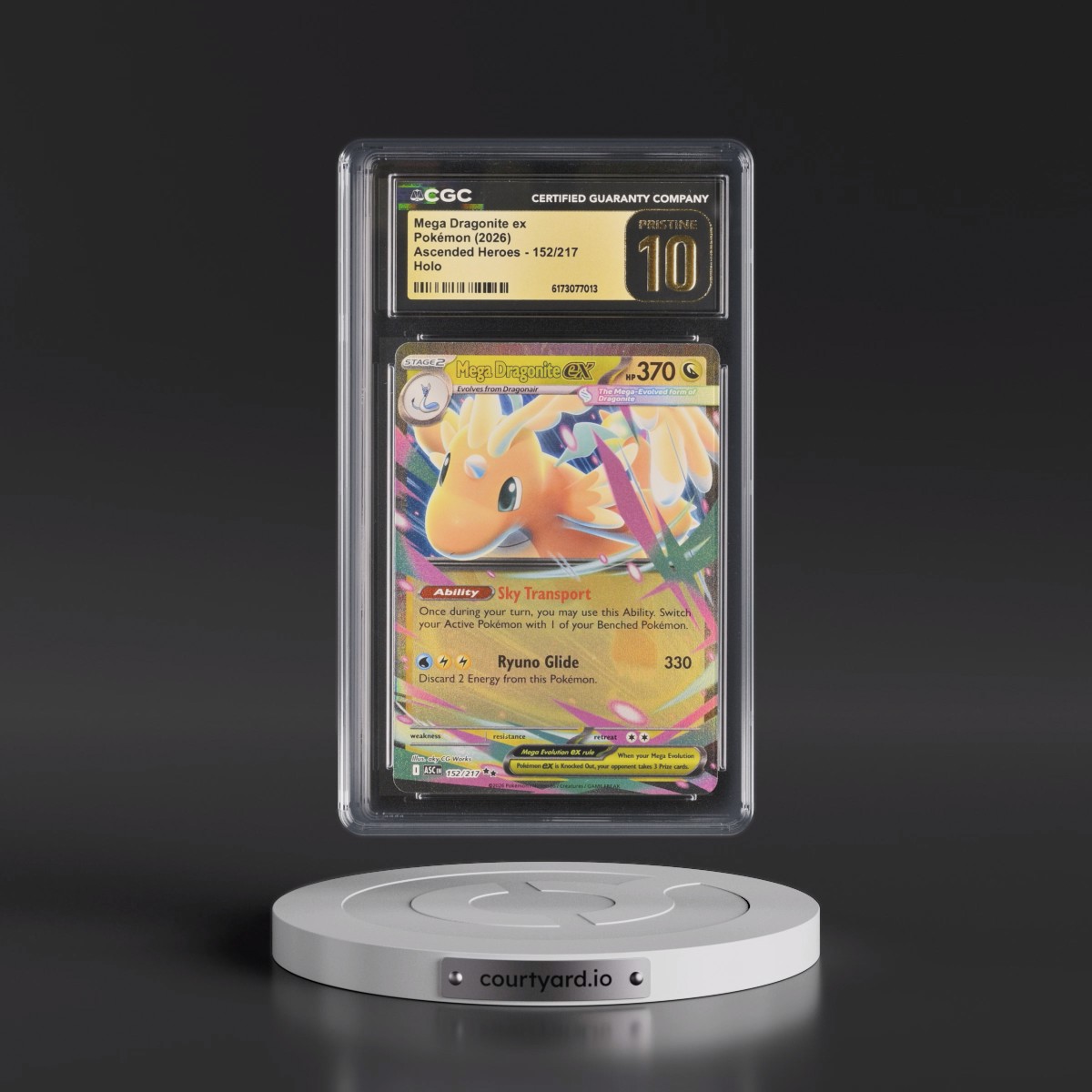 2026 Ascended Heroes - ASC EN #152/217 Mega Dragonite ex - Holo (CGC 10 PRISTINE)