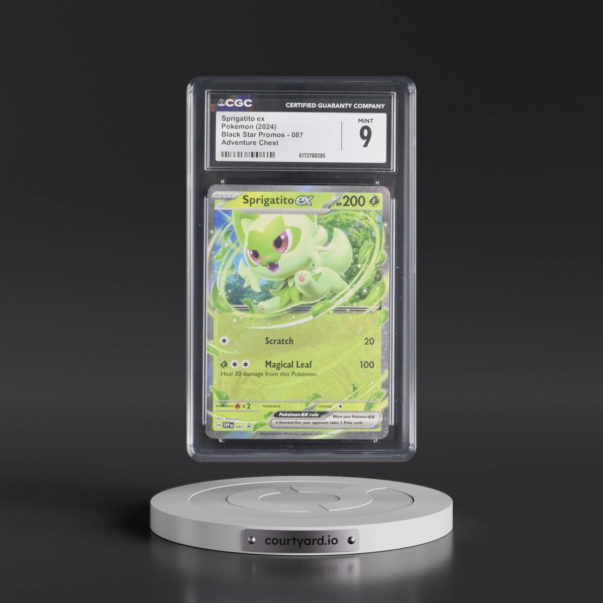 2023 Black Star Promos - Scarlet & Violet SVP EN #087 Sprigatito ex - Adventure Chest (Holo) (CGC 9 MINT)