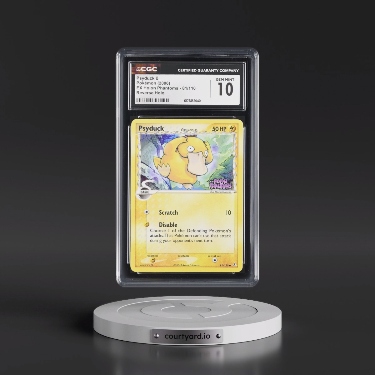 2006 EX Holon Phantoms #81/110 Psyduck δ - Reverse Holo (CGC 10 GEM MINT)
