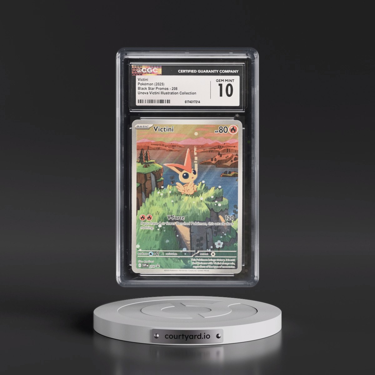 2023 Black Star Promos - Scarlet & Violet SVP EN #208 Victini - Unova Victini Illustration Collection (Holo) (CGC 10 GEM MINT)