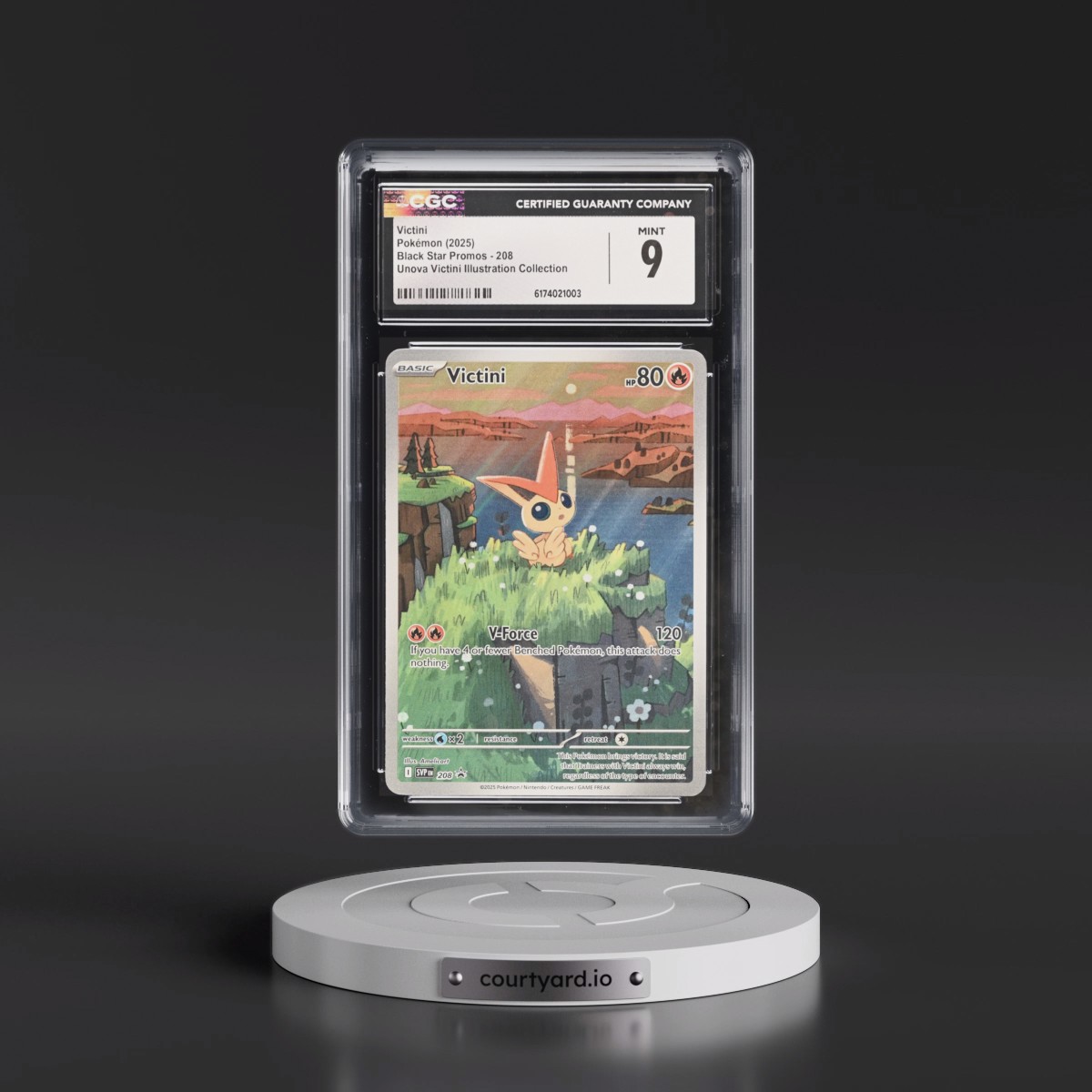 2023 Black Star Promos - Scarlet & Violet SVP EN #208 Victini - Unova Victini Illustration Collection (Holo) (CGC 9 MINT)