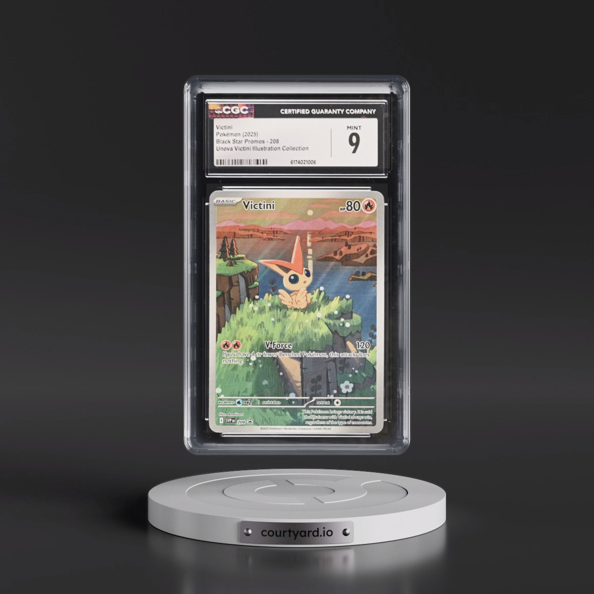 2023 Black Star Promos - Scarlet & Violet SVP EN #208 Victini - Unova Victini Illustration Collection (Holo) (CGC 9 MINT)