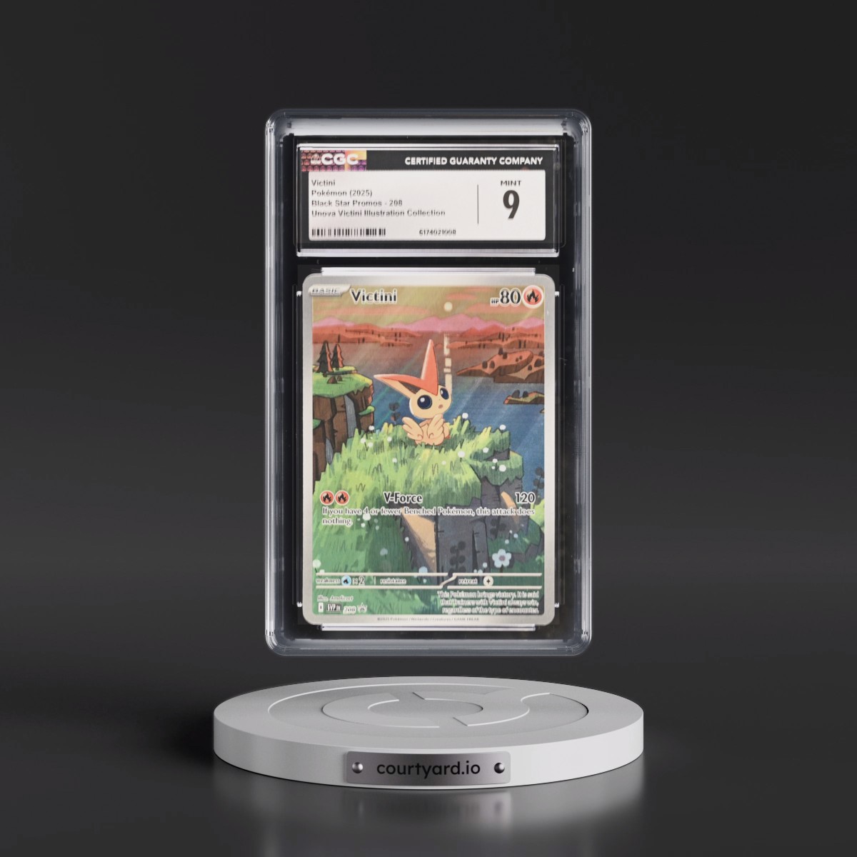 2023 Black Star Promos - Scarlet & Violet SVP EN #208 Victini - Unova Victini Illustration Collection (Holo) (CGC 9 MINT)