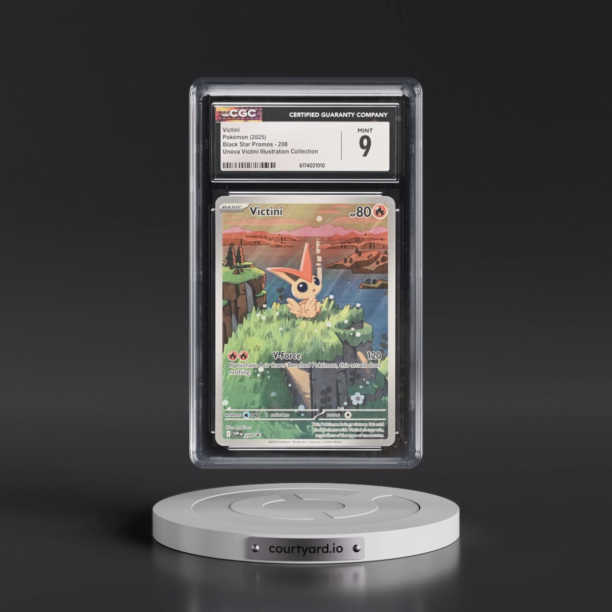 2023 Black Star Promos - Scarlet & Violet SVP EN #208 Victini - Unova Victini Illustration Collection (Holo) (CGC 9 MINT)