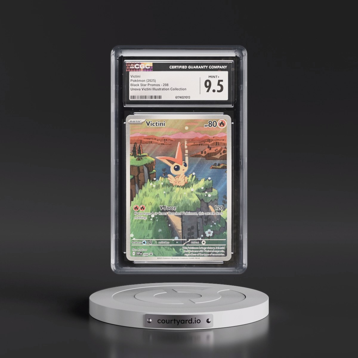 2023 Black Star Promos - Scarlet & Violet SVP EN #208 Victini - Unova Victini Illustration Collection (Holo) (CGC 9.5 MINT+)