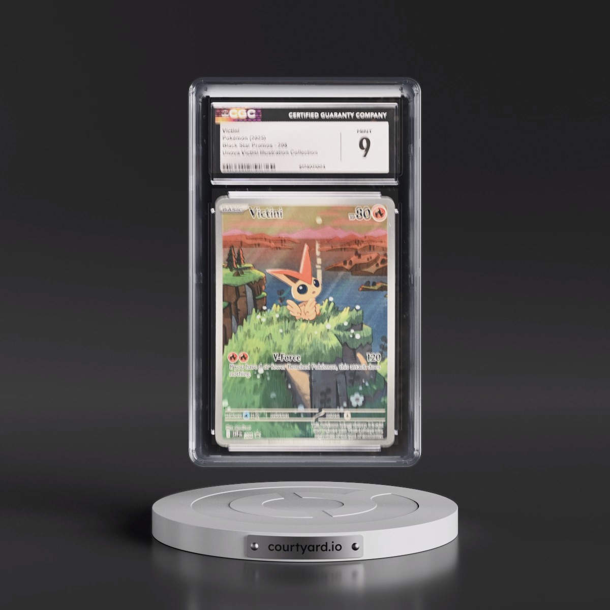 2023 Black Star Promos - Scarlet & Violet SVP EN #208 Victini - Unova Victini Illustration Collection (Holo) (CGC 9 MINT)