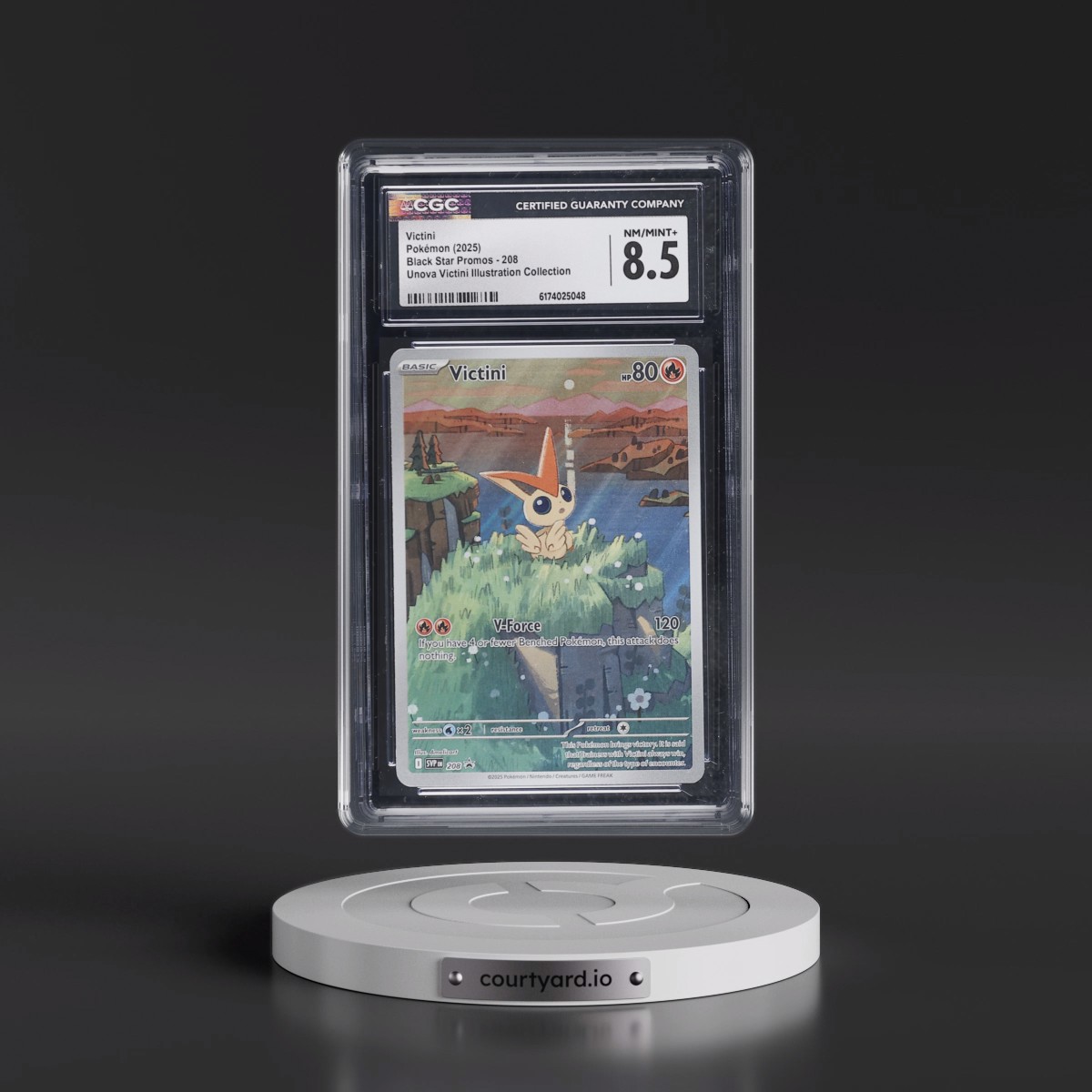 2023 Black Star Promos - Scarlet & Violet SVP EN #208 Victini - Unova Victini Illustration Collection (Holo) (CGC 8.5 NM-MT+)