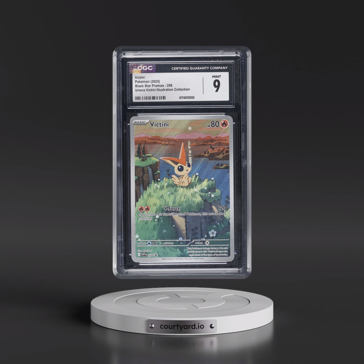 2023 Black Star Promos - Scarlet & Violet SVP EN #208 Victini - Unova Victini Illustration Collection (Holo) (CGC 9 MINT)
