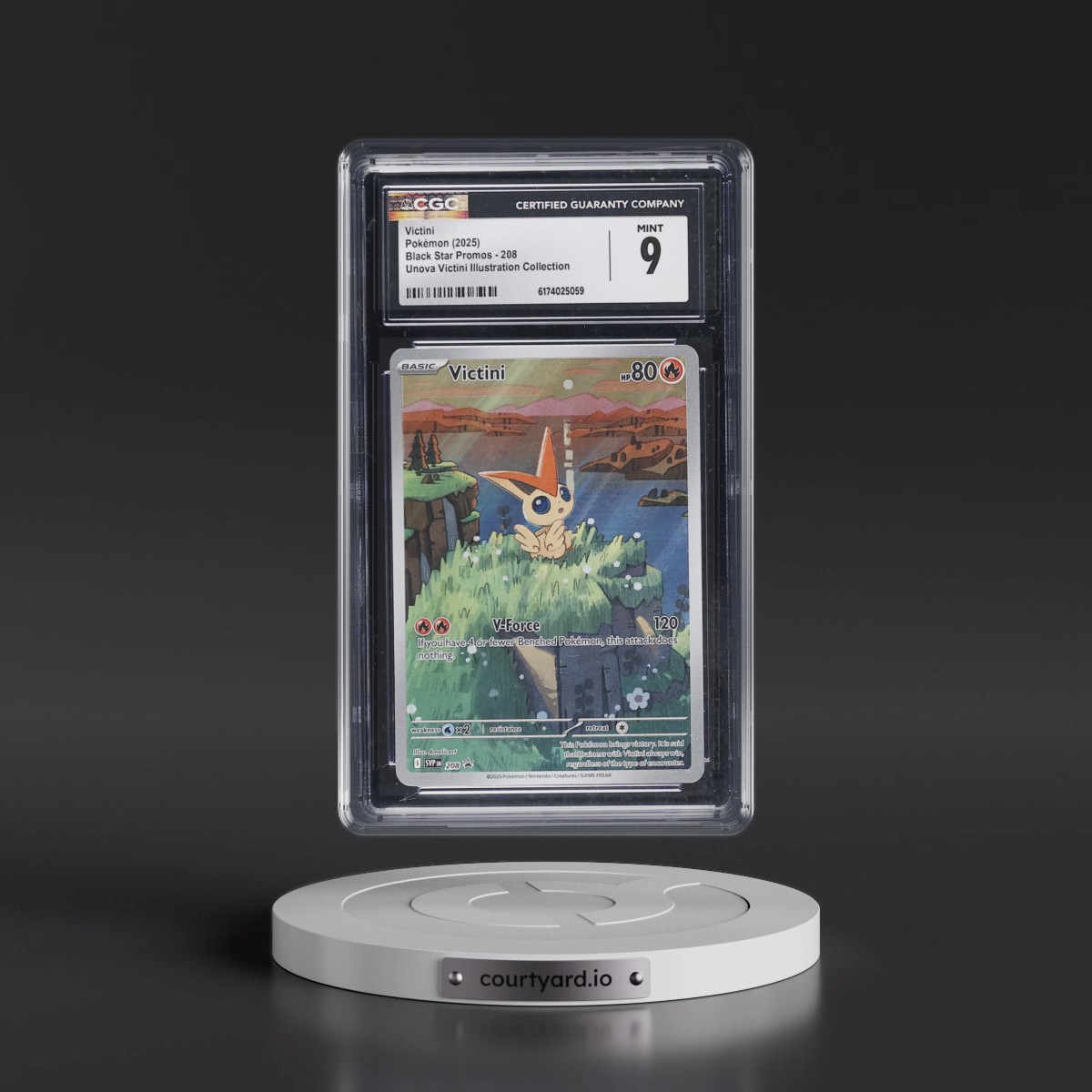 2023 Black Star Promos - Scarlet & Violet SVP EN #208 Victini - Unova Victini Illustration Collection (Holo) (CGC 9 MINT)