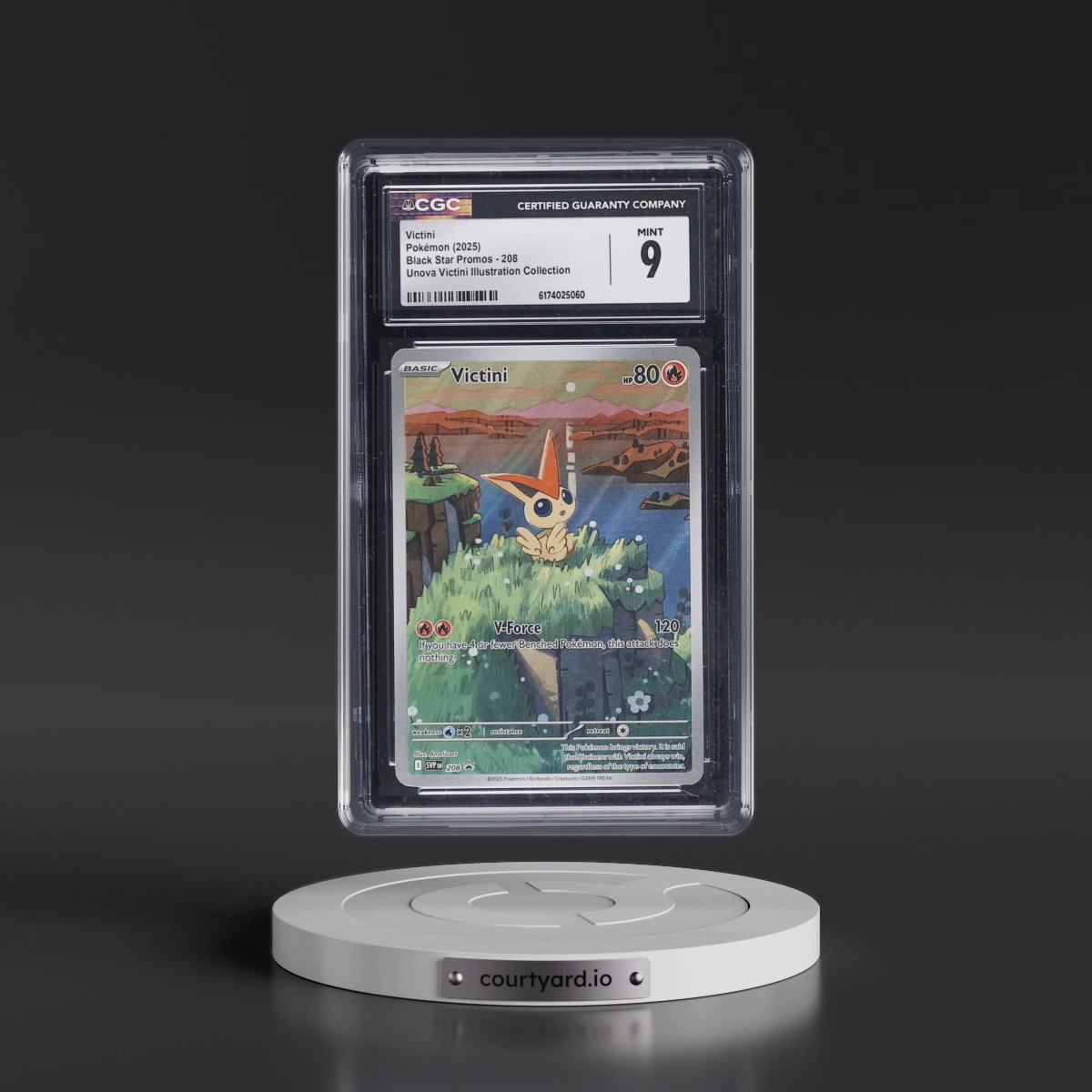 2023 Black Star Promos - Scarlet & Violet SVP EN #208 Victini - Unova Victini Illustration Collection (Holo) (CGC 9 MINT)