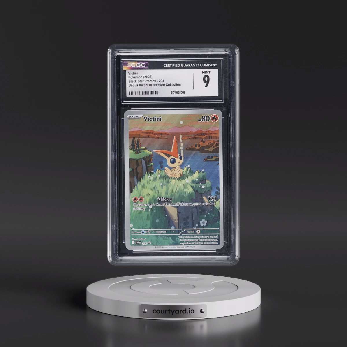 2023 Black Star Promos - Scarlet & Violet SVP EN #208 Victini - Unova Victini Illustration Collection (Holo) (CGC 9 MINT)