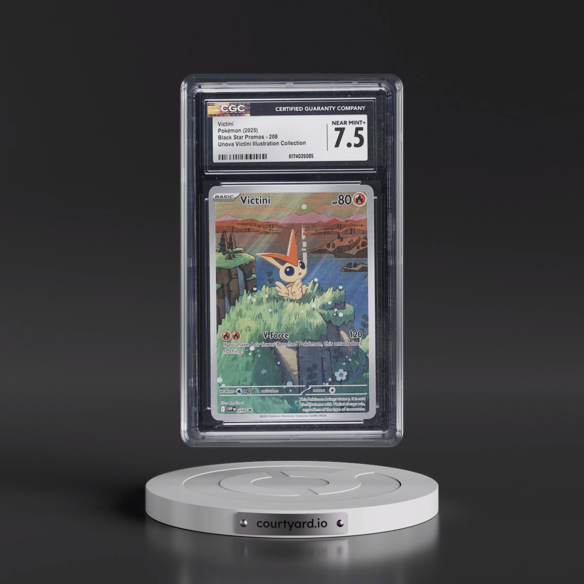 2023 Black Star Promos - Scarlet & Violet SVP EN #208 Victini - Unova Victini Illustration Collection (Holo) (CGC 7.5 NM+)
