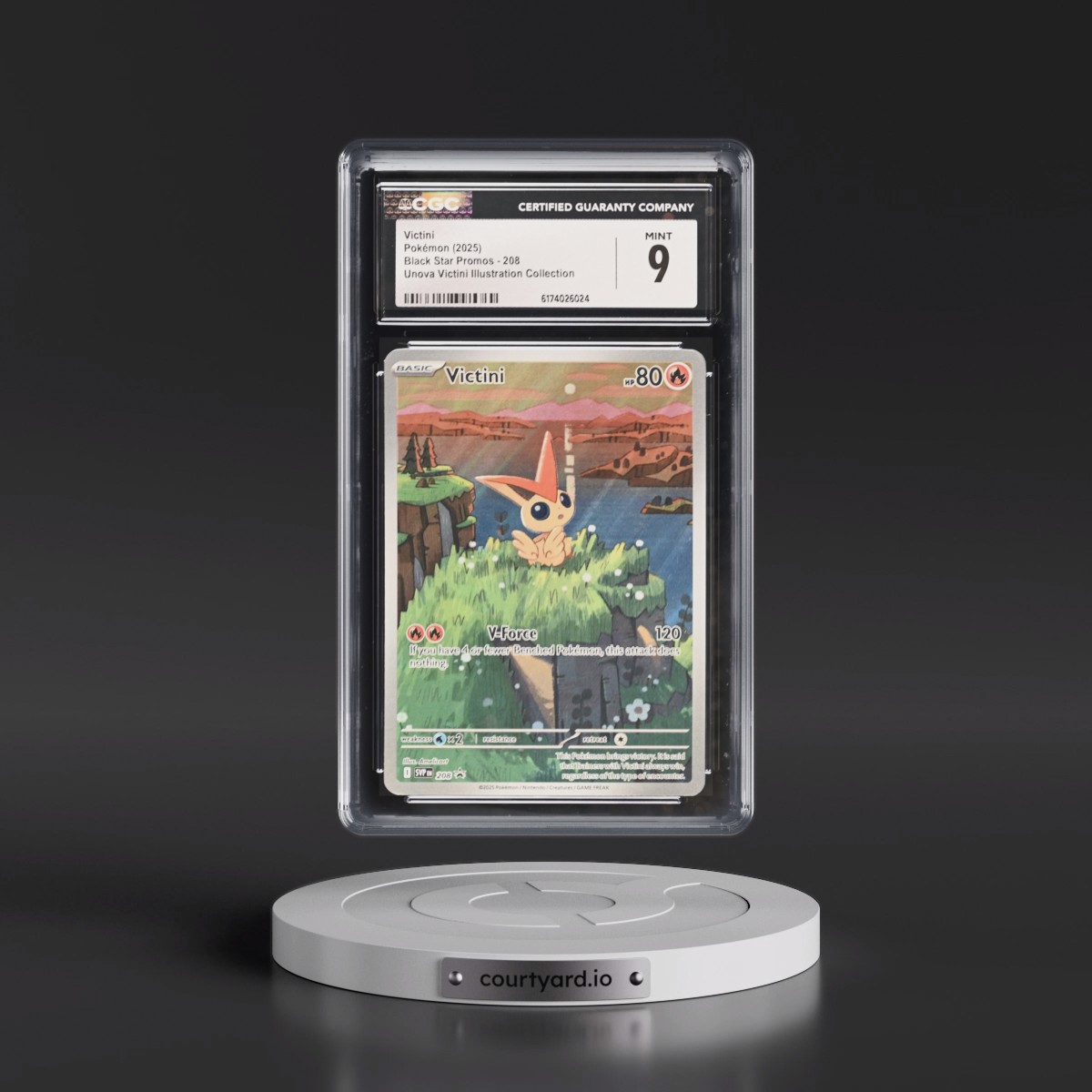 2023 Black Star Promos - Scarlet & Violet SVP EN #208 Victini - Unova Victini Illustration Collection (Holo) (CGC 9 MINT)
