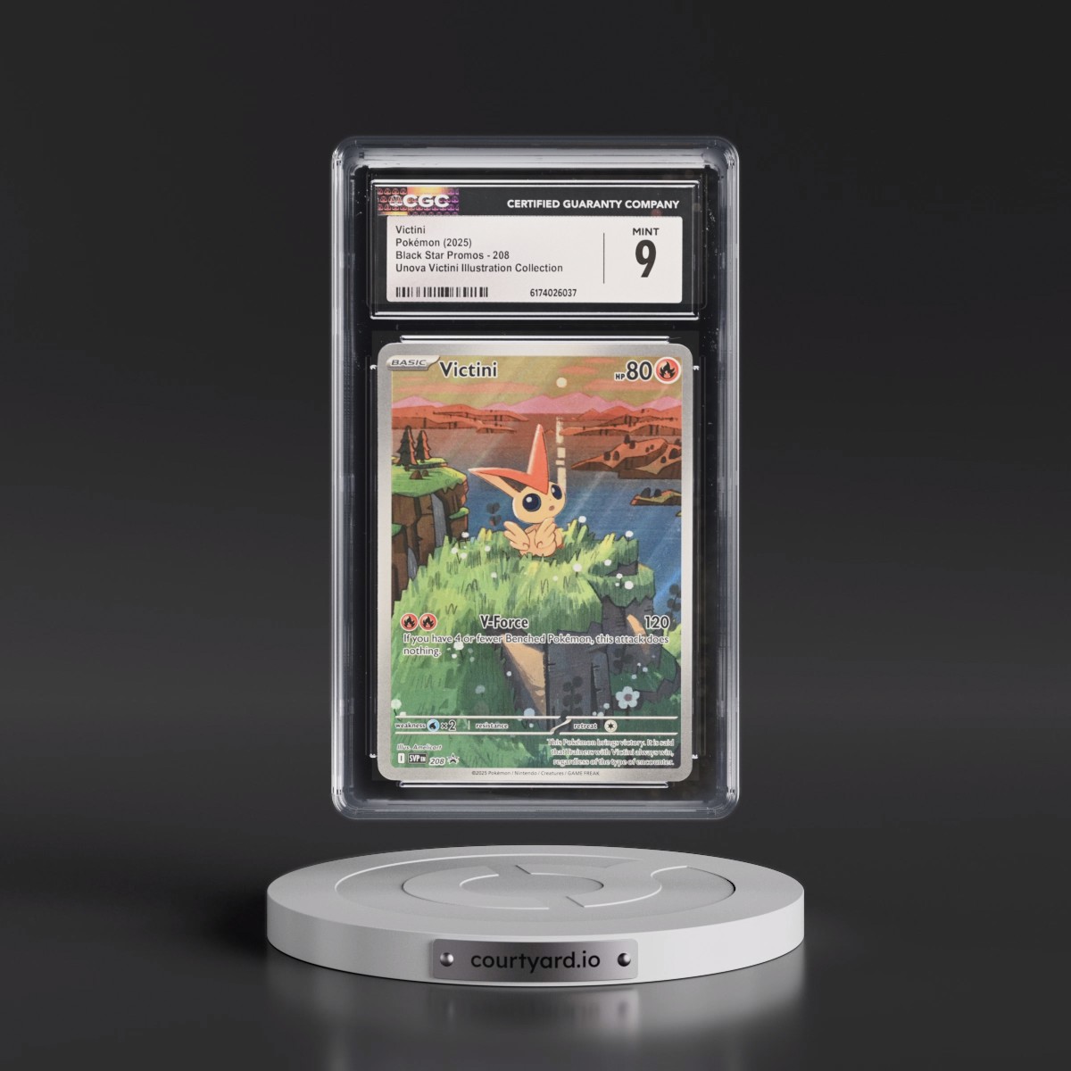 2023 Black Star Promos - Scarlet & Violet SVP EN #208 Victini - Unova Victini Illustration Collection (Holo) (CGC 9 MINT)