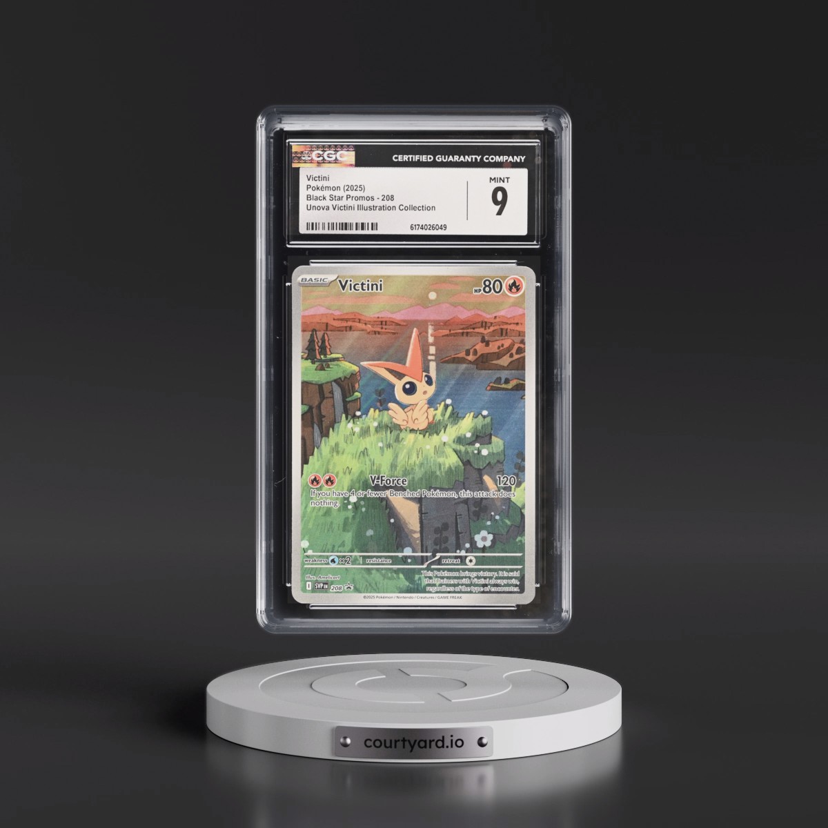 2023 Black Star Promos - Scarlet & Violet SVP EN #208 Victini - Unova Victini Illustration Collection (Holo) (CGC 9 MINT)