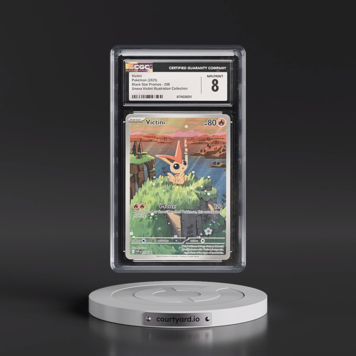 2023 Black Star Promos - Scarlet & Violet SVP EN #208 Victini - Unova Victini Illustration Collection (Holo) (CGC 8 NM-MT)