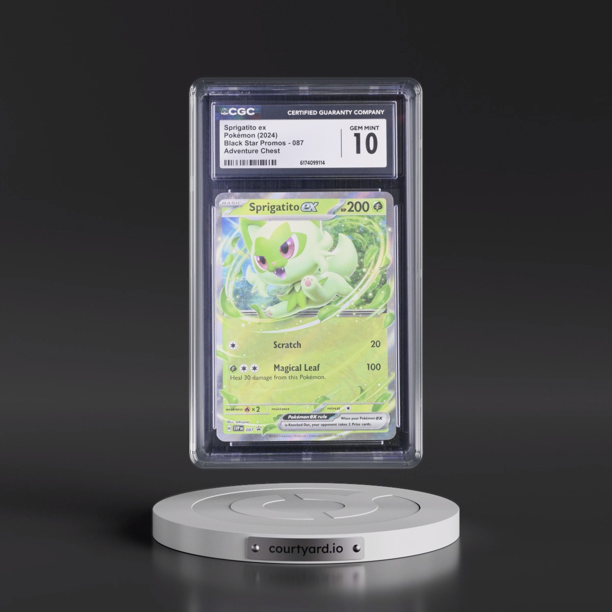 2023 Black Star Promos - Scarlet & Violet SVP EN Sprigatito ex - Adventure Chest (Holo) #087 CGC 10