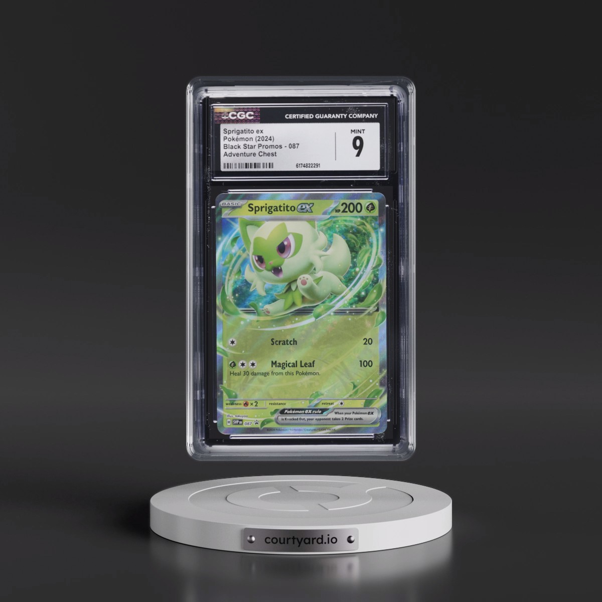 2023 Black Star Promos - Scarlet & Violet SVP EN Sprigatito ex - Adventure Chest (Holo) #087 CGC 9