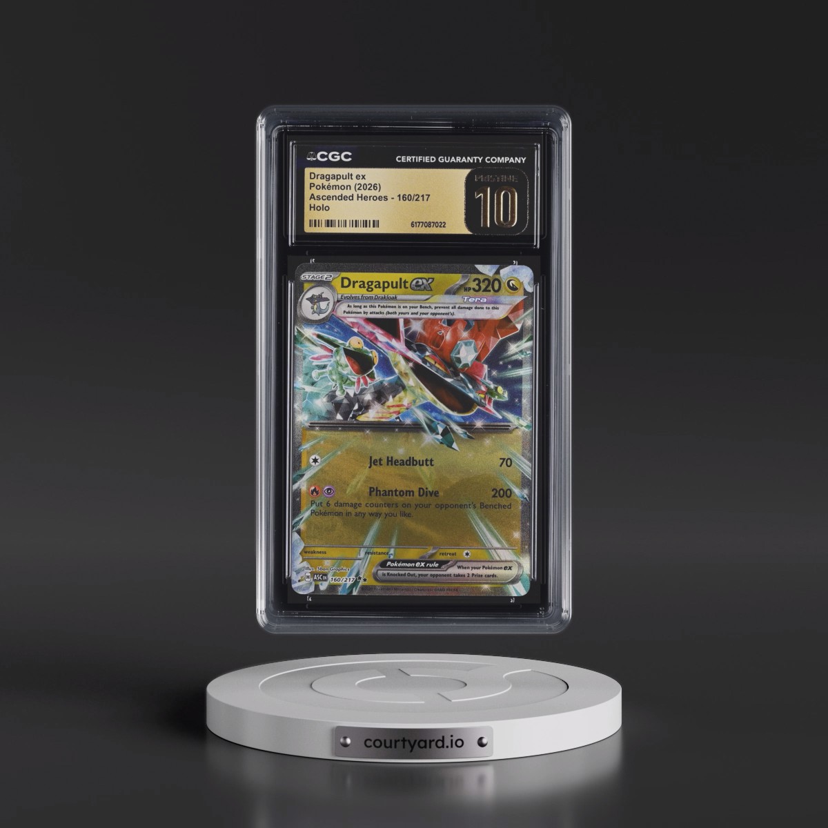 2026 Ascended Heroes - ASC EN #160/217 Dragapult ex - Holo (CGC 10 PRISTINE)