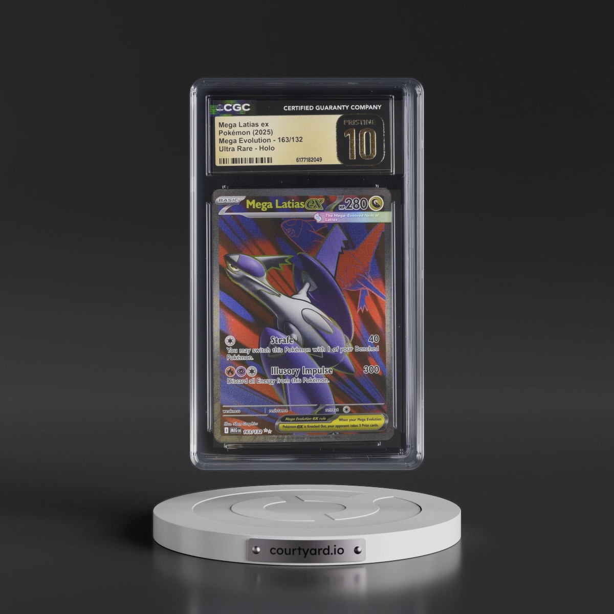 2025 Mega Evolution - MEG EN #163/132 Mega Latias ex - Ultra Rare Holo (CGC 10 PRISTINE)