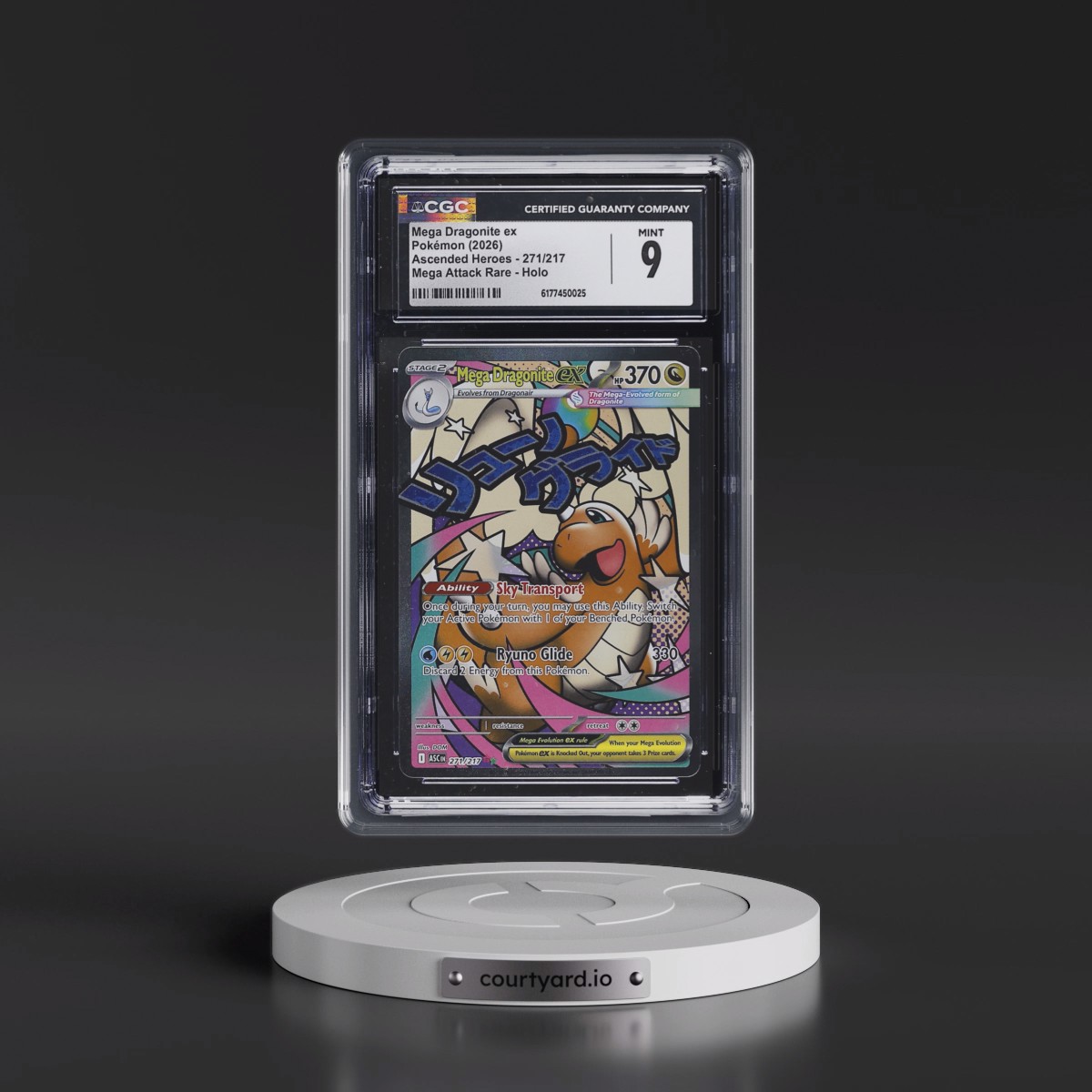 2026 Ascended Heroes - ASC EN #271/217 Mega Dragonite ex - Mega Attack Rare Holo (CGC 9 MINT)