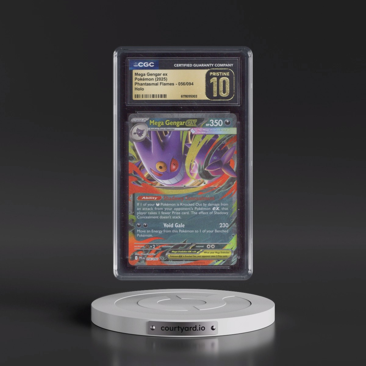 2025 Phantasmal Flames - PFL EN #056/094 Mega Gengar ex - Holo (CGC 10 PRISTINE)
