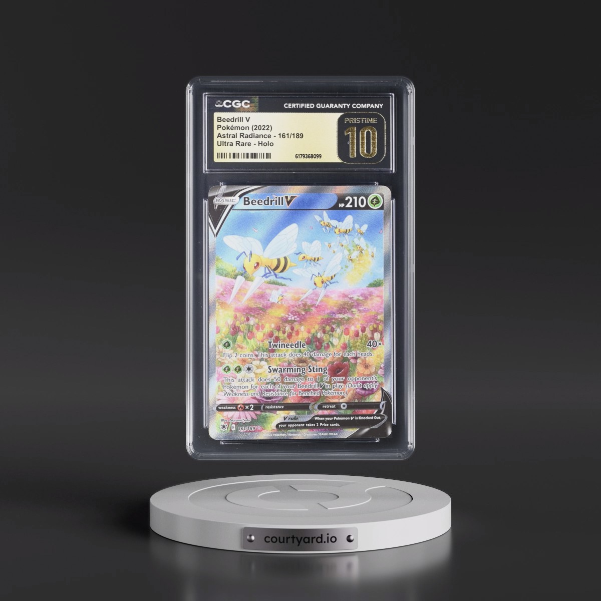 Astral Radiance #161/189 Beedrill V - Ultra Rare Holo (CGC 10 PRISTINE)