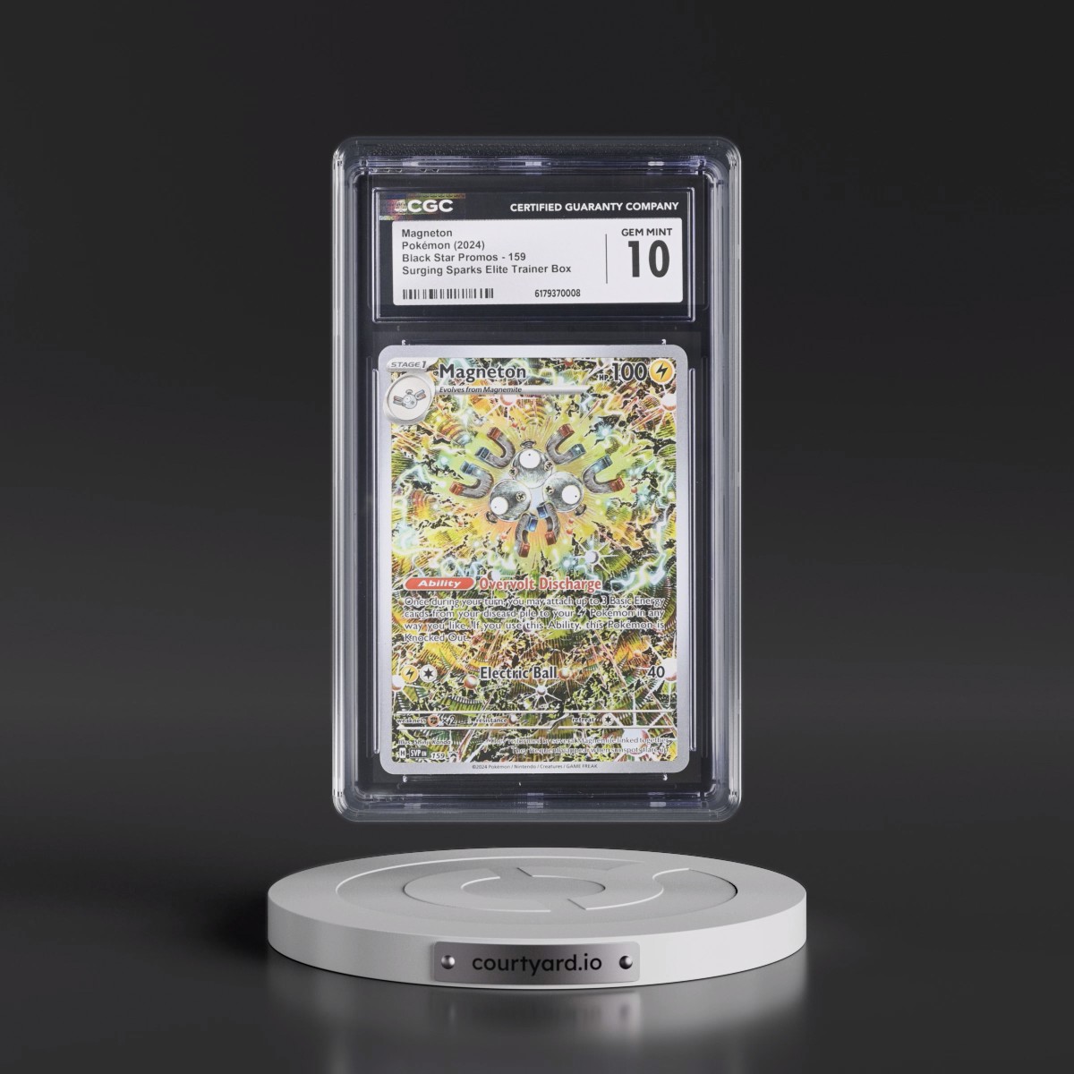 2023 Black Star Promos - Scarlet & Violet SVP EN #159 Magneton - Surging Sparks Elite Trainer Box (Holo) (CGC 10 GEM MINT)