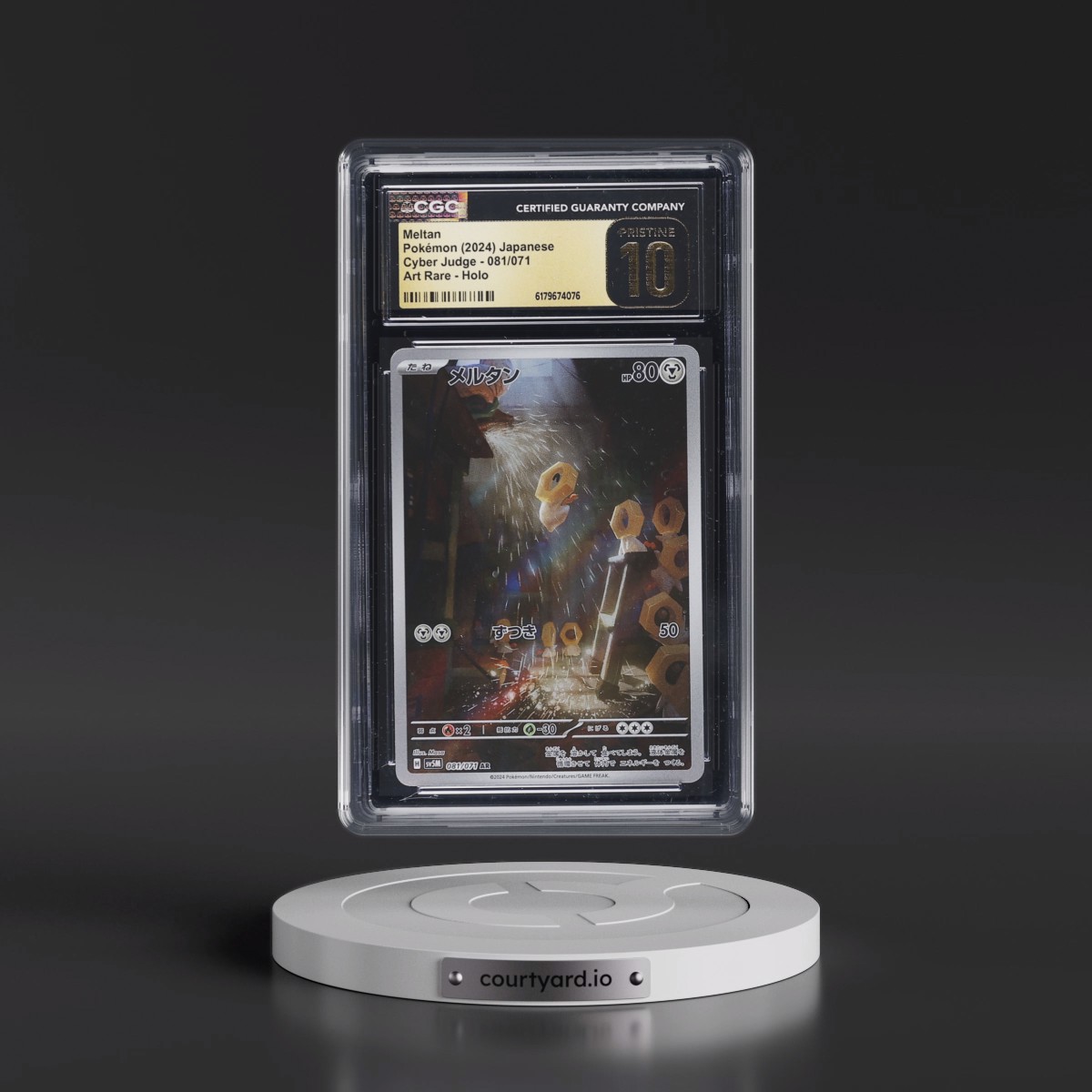 2024 Cyber Judge #081/071 Meltan - Art Rare Holo (CGC 10 PRISTINE)