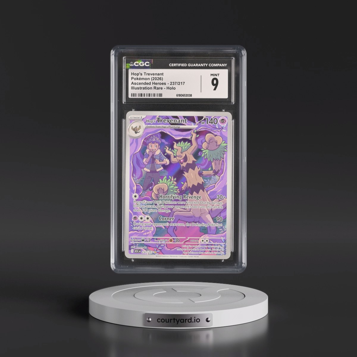 2026 Ascended Heroes - ASC EN #237/217 Hop's Trevenant - Illustration Rare Holo (CGC 9 MINT)