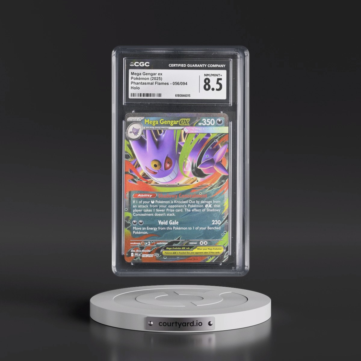 2025 Phantasmal Flames - PFL EN #056/094 Mega Gengar ex - Holo (CGC 8.5 NM-MT+)