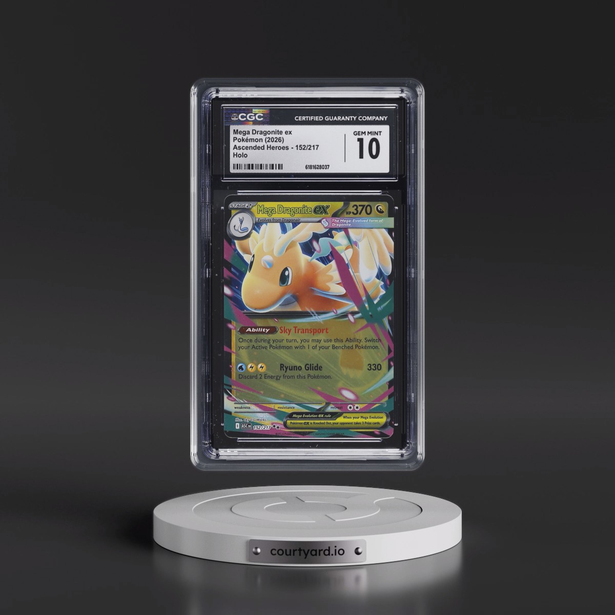 2026 Ascended Heroes - ASC EN #152/217 Mega Dragonite ex - Holo (CGC 10 GEM MINT)